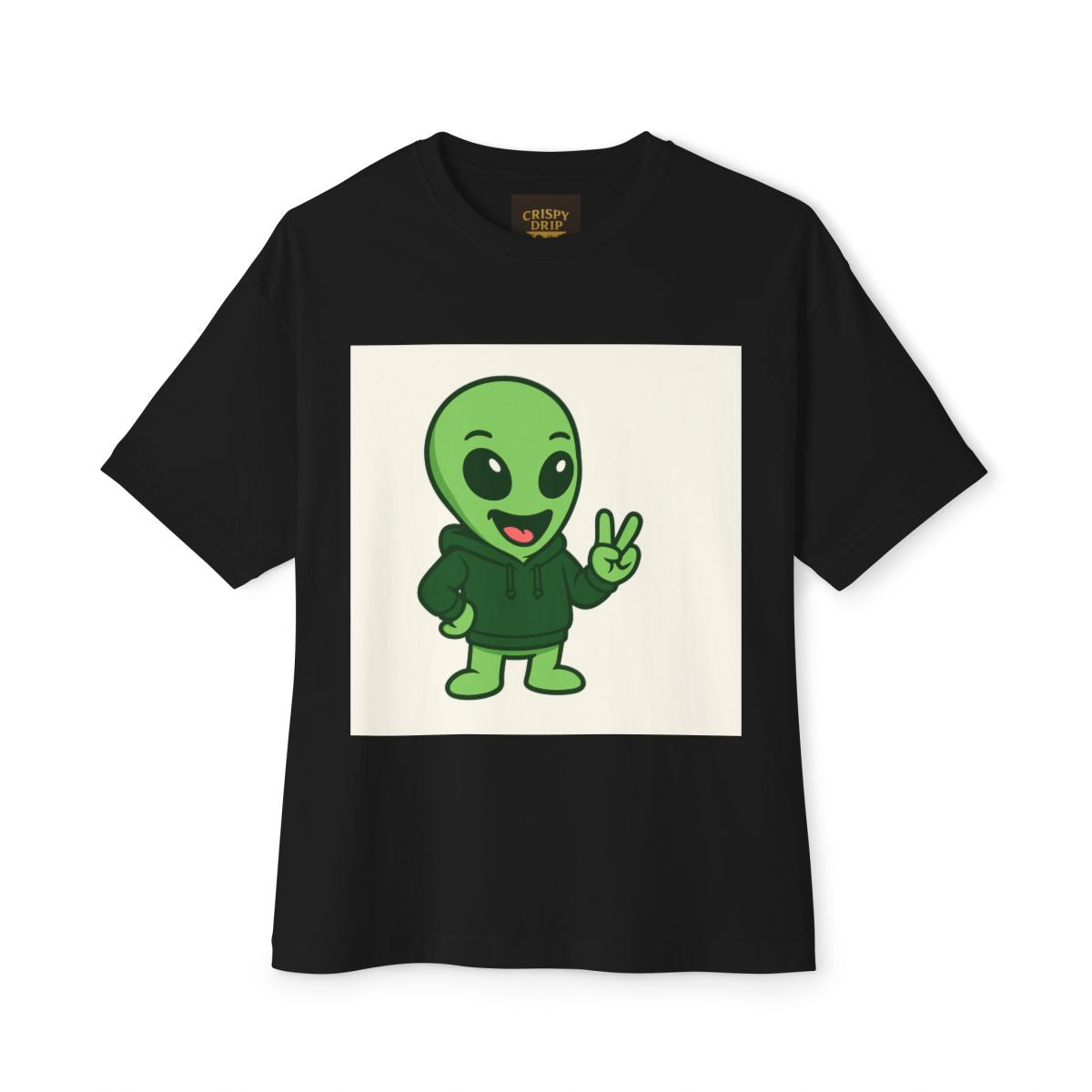 short sleeve alien graphic tee
