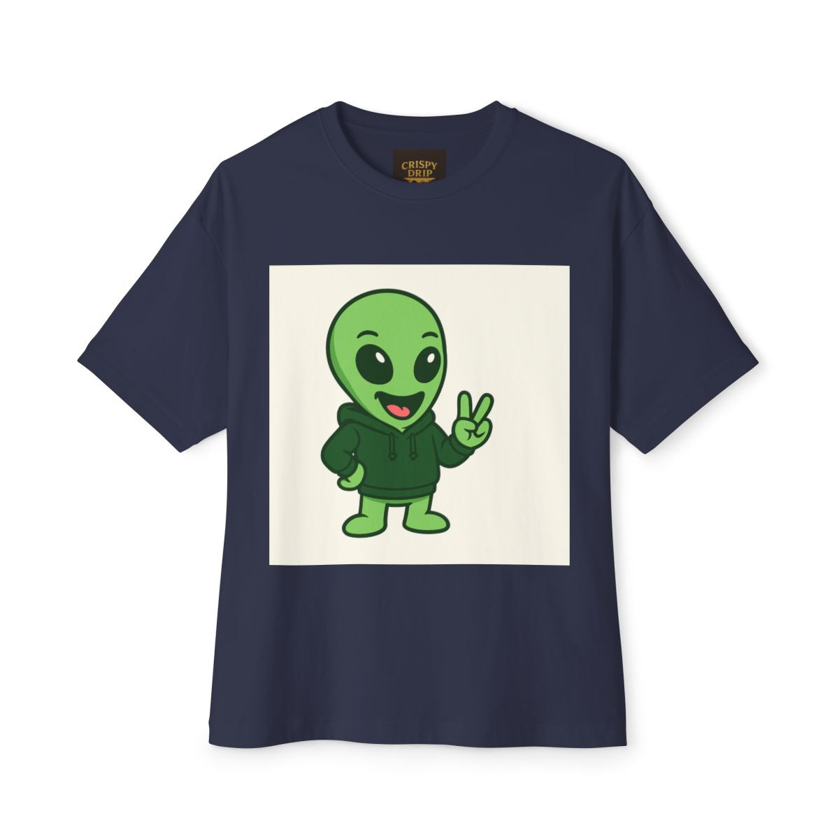 short sleeve alien graphic tee